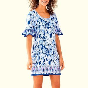 Royal Purple Pretty Peas Engineered Dress